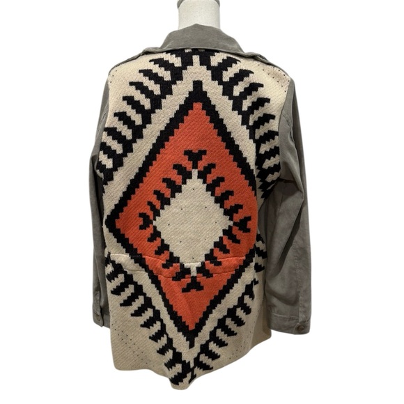 DAVI & DANI Southwestern Motif Lightweight Cord Utility Jacket - Picture 6 of 16